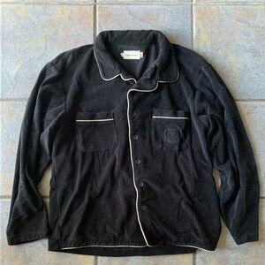 Honor The Gift Black Smokey Terry Cloth Outlined Shirt